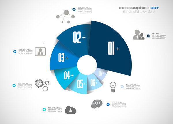 Infographics concept to display your data