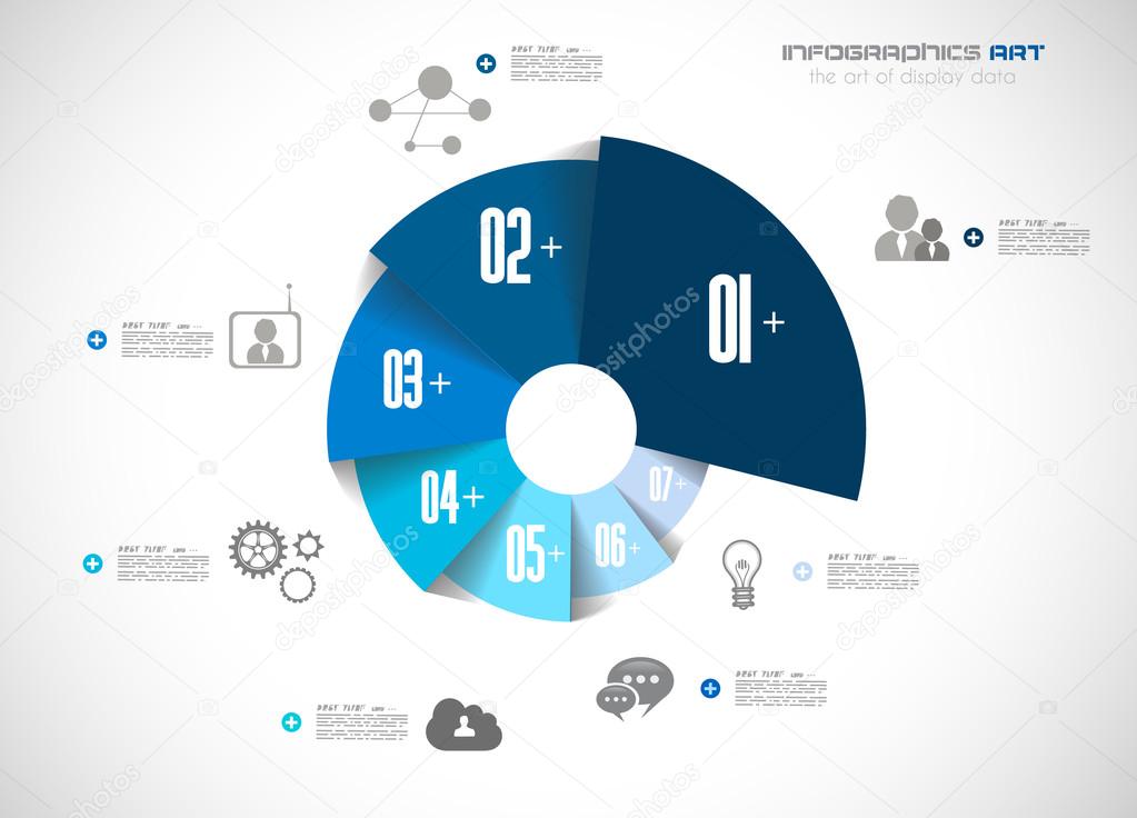 Infographics concept to display your data