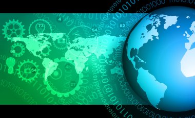 Infographic istatistik veri görselleştirme için şablon