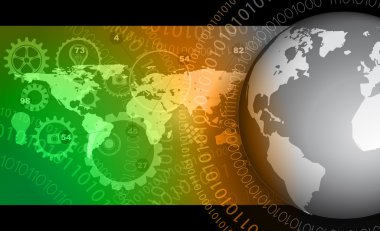 Infographic istatistik veri görselleştirme için şablon.