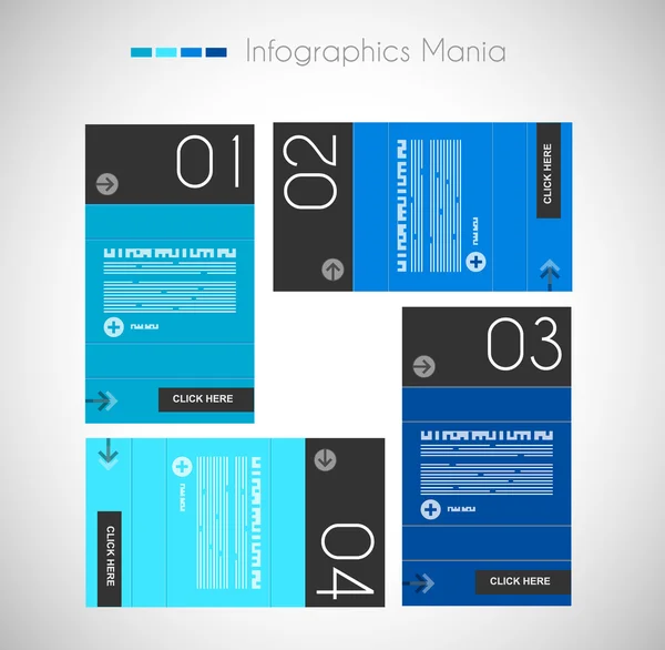 Infographics concept background to display your data in a stylish way. — Stock Vector