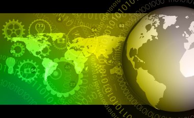 Infographic tasarım şablonu word harita