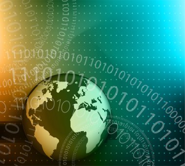 iş için Infographics ve yüksek teknoloji arka plan