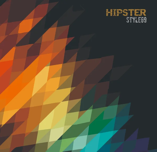 Abstract grunge background for hipster — Stock Vector