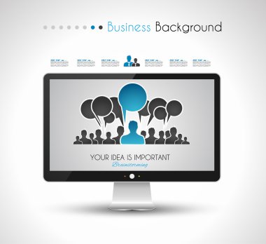 wui düz tasarım öğeleri Web, infographics için UI düz tasarım öğeleri