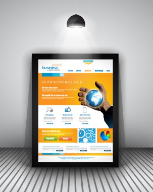 wui düz tasarım öğeleri Web, infographics için UI düz tasarım öğeleri