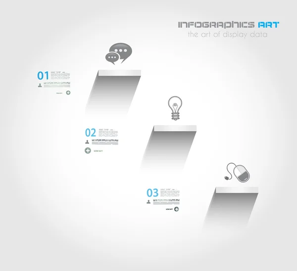 Infographics sjablonen om uw gegevens weer te geven — Stockvector