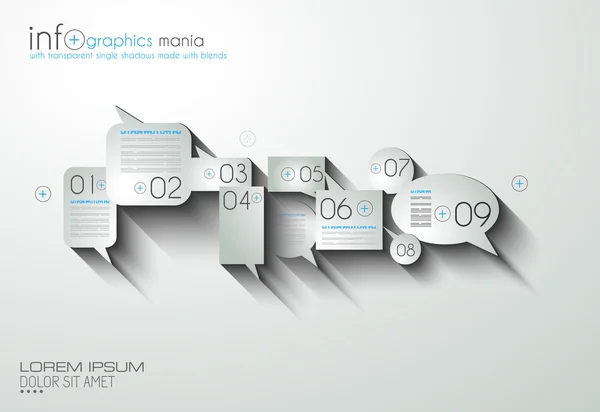 Zeitleiste Infografik-Design-Vorlage — Stockvektor