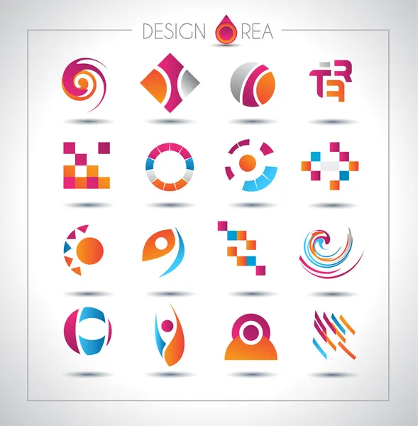 Conjunto de elementos de diseño para su proyecto — Vector de stock