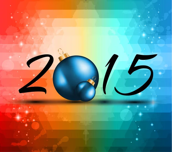 2015 Natal fundo colorido — Vetor de Stock