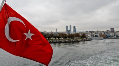 İstanbul, Türkiye - 22 Şubat 2022: Pendik İlçe Limanı