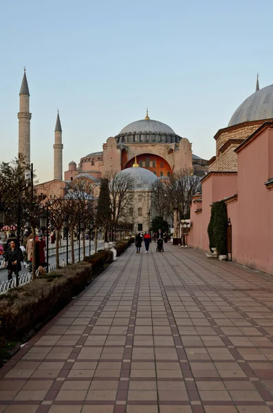 Isztambul Törökország 2022 Február Hagia Sophia — Stock Fotó