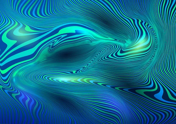 Abstrato Redemoinho Colorido Textura Mármore Cor Verde Azul Plástico Mapa — Vetor de Stock