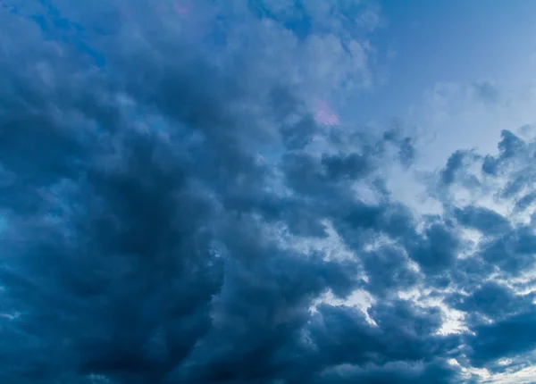 Nice Dramatic Stormy Sky Sunset Weather Nature Background — Foto Stock