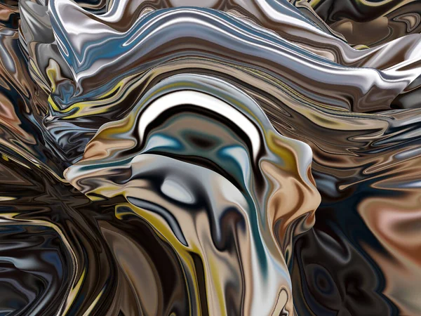 Abstract Colorful Swirl Design Element Modern Marble Liquid Paint Background — Fotografia de Stock