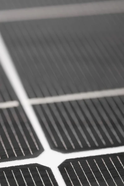 Pannello solare macro fotovoltaico . — Foto Stock