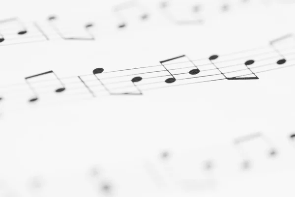 Makro levha müzik notlar.