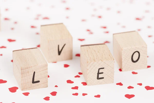 The Word Love Misspelled. — Stock Photo, Image