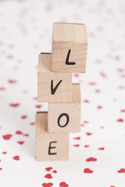 The Word Love Misspelled. — Stock Photo, Image