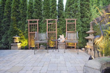 finişer patio Bahçe Dekorasyon ile