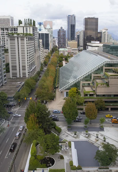 Vancouver BC Downtown Vista de la ciudad — Foto de Stock