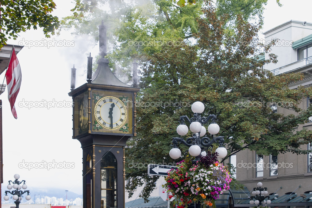 Steam Clock at Gastown in Vancouver BC
