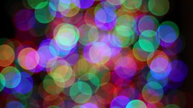 köpüklü bokeh arka plan tatil sezonu ile renkli yanıp sönen ışıkları
