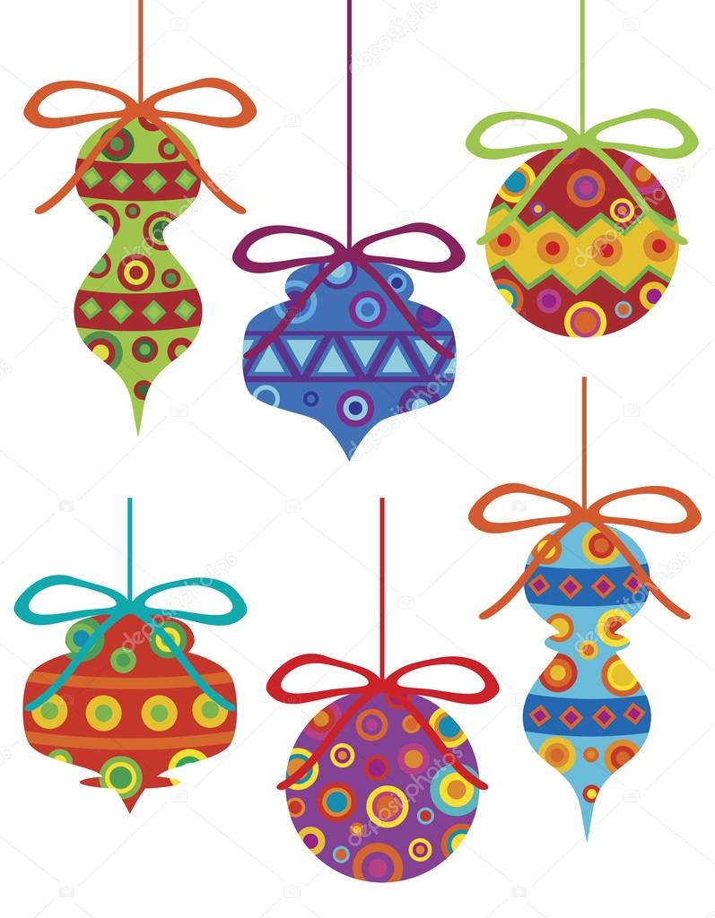 Christmas Ornaments with Tribal Motifs