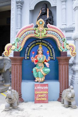 Maha luxmi hindu Tanrıça Tapınağı dışında