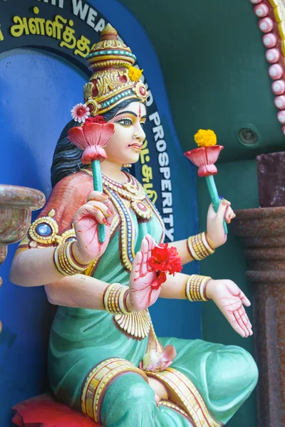 Maha luxmi hinduskiej bogini — Zdjęcie stockowe