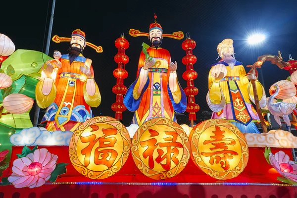 Chinese New Year Gods Statues — Stock Photo, Image