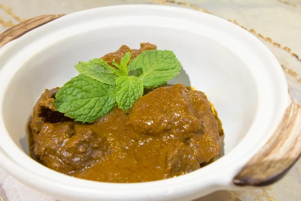 Nonya curry carne rendang — Foto de Stock