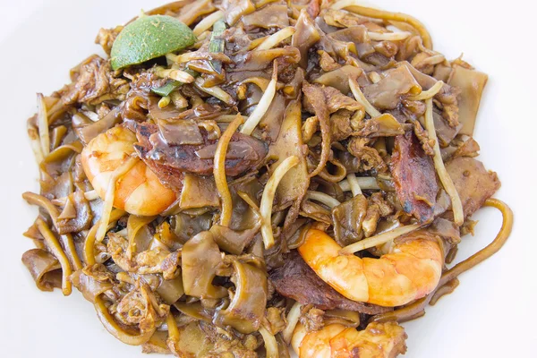 Singapore char kway teow close-up — Stockfoto