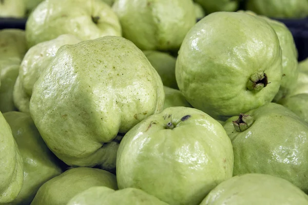 Grüne Apfelguaven Nahaufnahme — Stockfoto