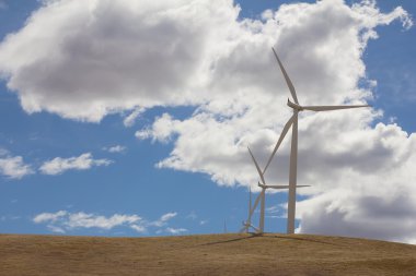 Wind Turbines Farm in Goldendale Washington clipart