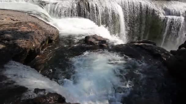 Lower Lewis River Falls in Skamania County Washington Gros plans 1920x1080 — Video