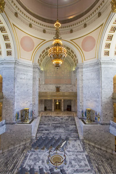 Washington state capitol Rotundan ljuskrona — Stockfoto