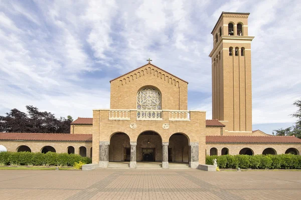 Mount Angel Abbey Oregon Front View — Stock Photo, Image