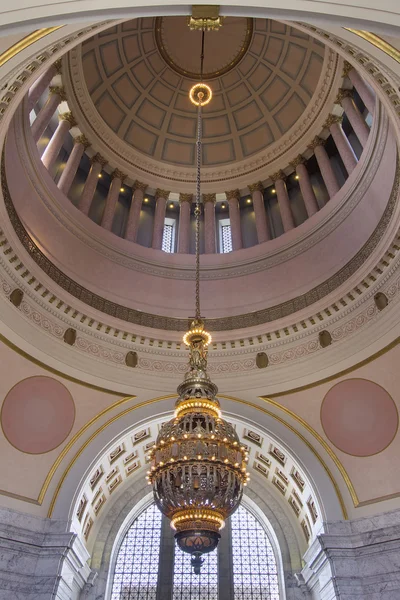 华盛顿州国会大厦枝形吊灯特写 — 图库照片