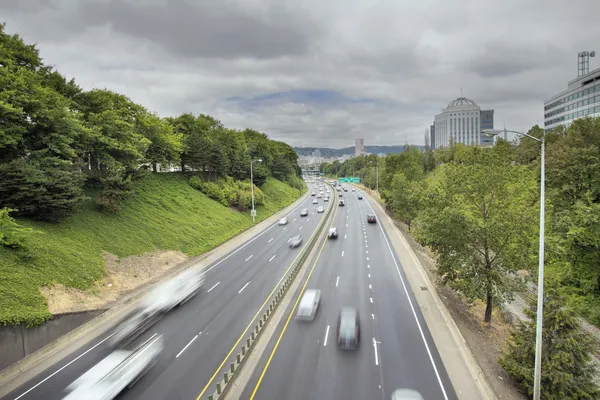 Autopista interestatal I-84 en Portland Oregon — Foto de Stock