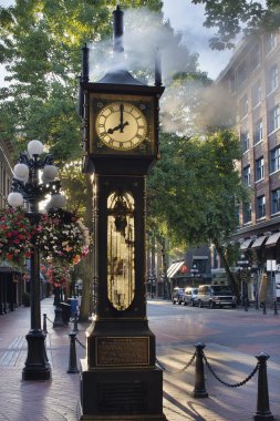Buhar saati gastown, sabah vancouver