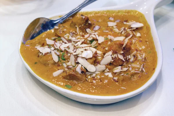 East Indian Food Lamb Korma Curry — Stock Photo, Image