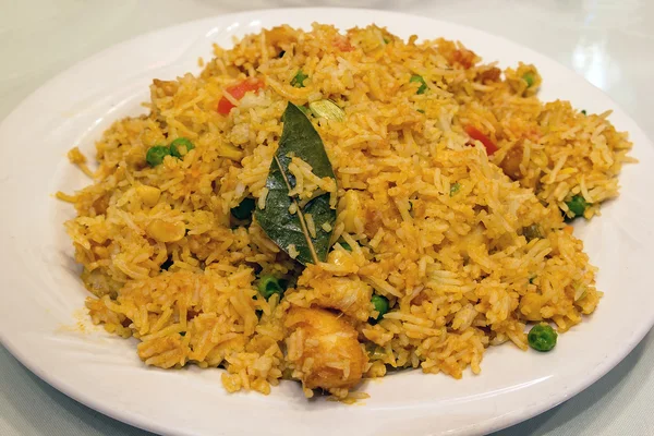 Ostindisches biryani-Reisgericht — Stockfoto