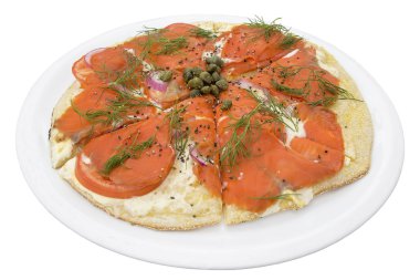 füme somon pizza