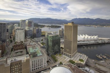 Vancouver bc şehir stanley park manzaralı