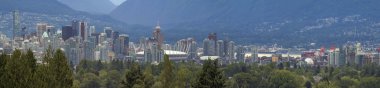 Vancouver bc şehir gün panorama