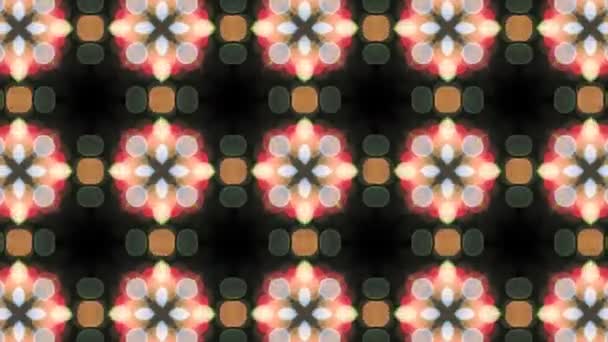 Modèle floral symétrique coloré Kaléidoscope fond 