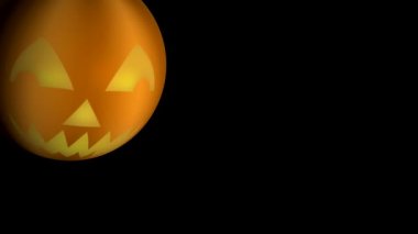 halloween kabak pırıltı tealight mum siyah arka planda 1920 x 1080 ile oyulmuş