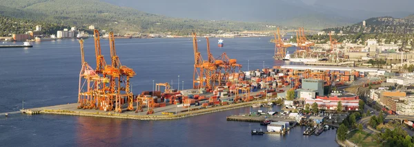 Panorama portu z vancouver — Zdjęcie stockowe
