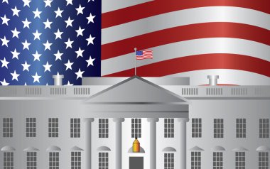 Washington dc beyaz bayrak arka plan bize evi
